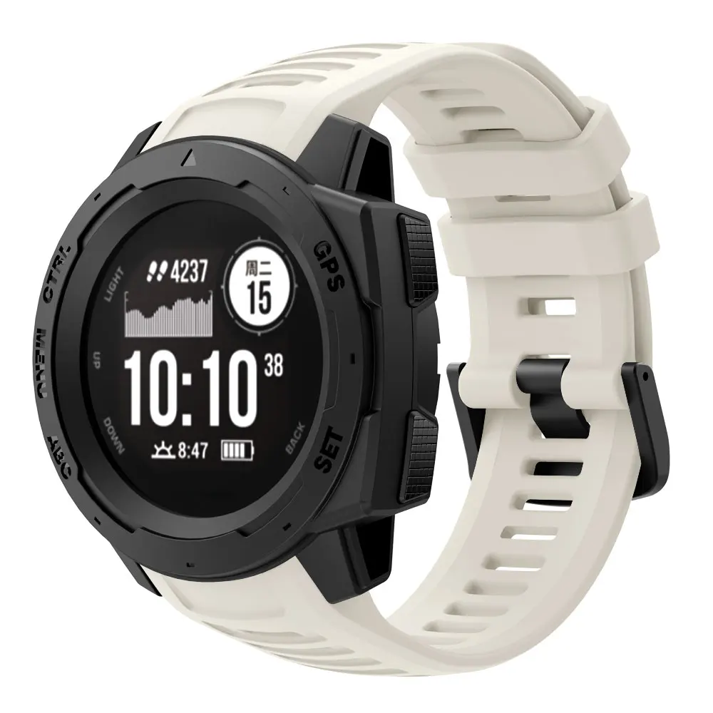 For Garmin Instinct Smart Watch Strap fashion soft Silicone Replacement Wrist bands Colorful Bracelet For Garmin Instinct Correa
