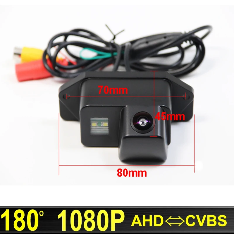 

180 Degree AHD 1920x1080P Night Vision Car Rear View Reverse Parking Backup Camera For Mitsubishi Lancer EX 2008-2015