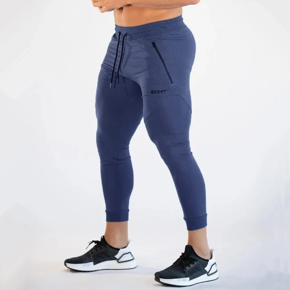 Pantaloni da jogging skinny da palestra Pantaloni sportivi da corsa da uomo Pantaloni da allenamento per bodybuilding fitness Abbigliamento sportivo