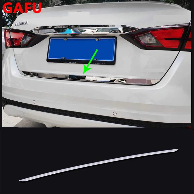 

Car Accessories For Nissan Teana J32 2017 2019 2020 2021 Rear Door Sticker Stainless Steel Back Door Tailgate Trim Cover