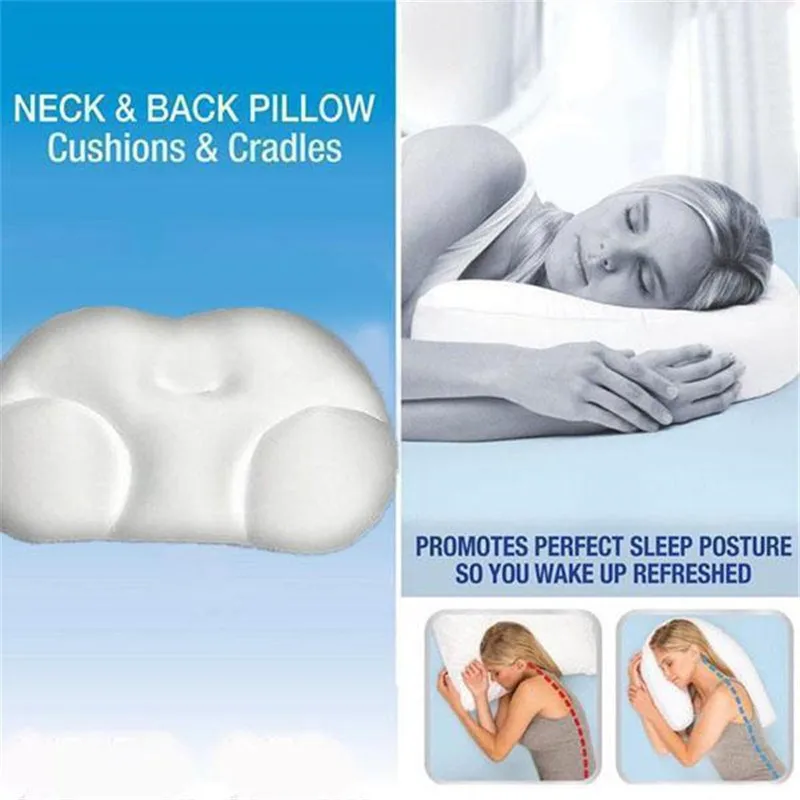 Deep Sleep Addiction 3D Pillow Ergonomic Washable Bedding Travel Neck Head Rest Cushion With Micro Airballs Filling Cozy Pillows