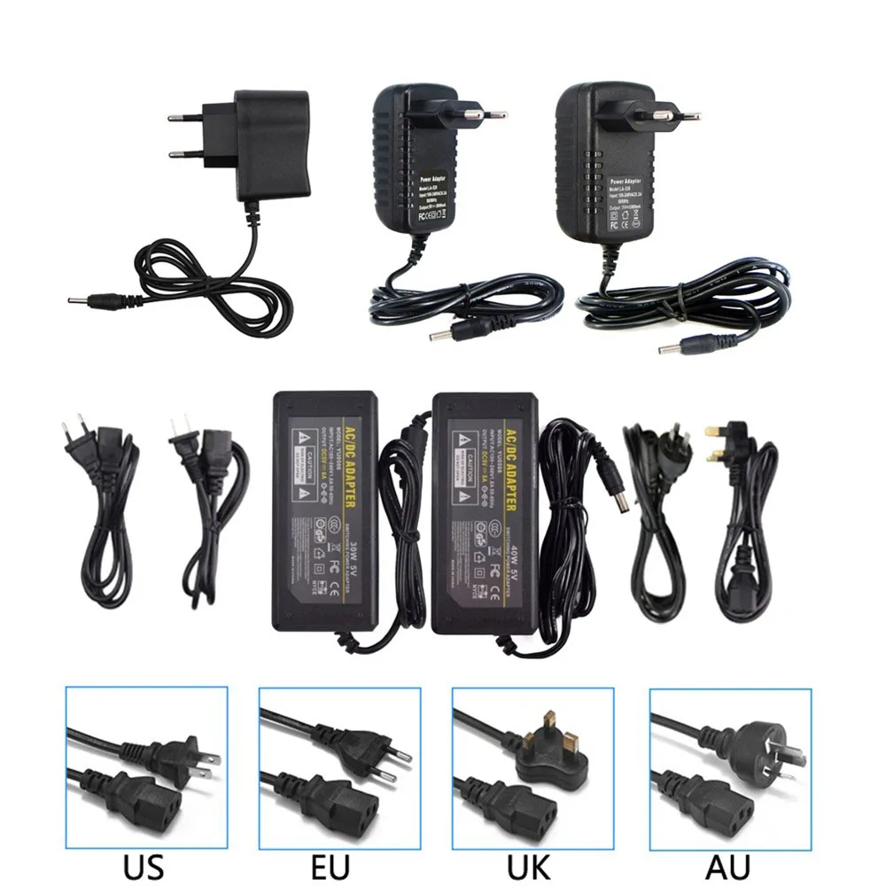 High Quality DC5V Led Power Supply Adapter 2A 3A 5A 6A 8A 220V To 5V Power Supply Adapter LED Driver