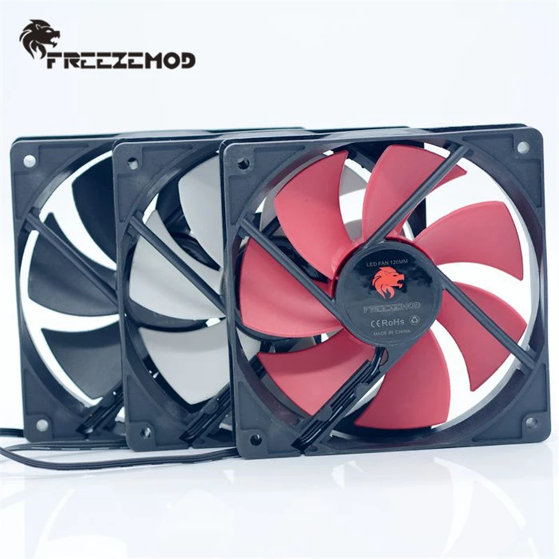 FREEZEMOD FAN-WD12 Radiator Fan Computer Water Cooling Industrial Instrument Fan Black Frame Colorless 12CM. FAN-WD12