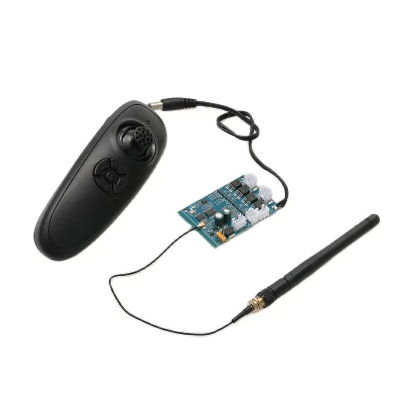 1Set 2.4G Enkele Handvat Afstandsbediening Ontvanger Kit Vaste Snelheid Cruise Gyro 500 M Afstand Diy Reparatie Onderdelen voor Rc Voerboot