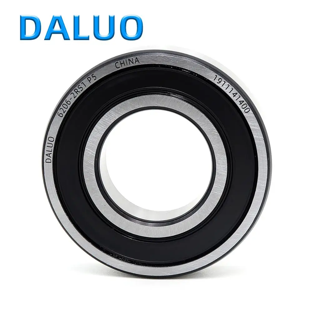 

1PCS 6206-2RS1 P5 30X62X16 DALUO Bearing 6206 6206RS 6206-2RS ABEC-5 Single Row Deep Groove Ball Bearings Metric