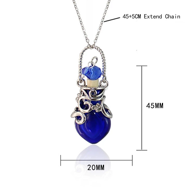 1PC Heart Glass Perfume Bottle Cremation Jewelry Keepsake Jewelry Memorial Jewelry Urn Necklace