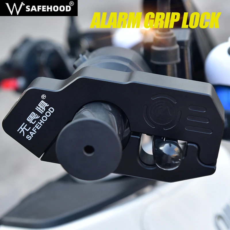 Z-con's motorcycle grip lock CNC safety safety lock handlebar mobile phone brake lever disc lock suitable for motorcycle ATV sco