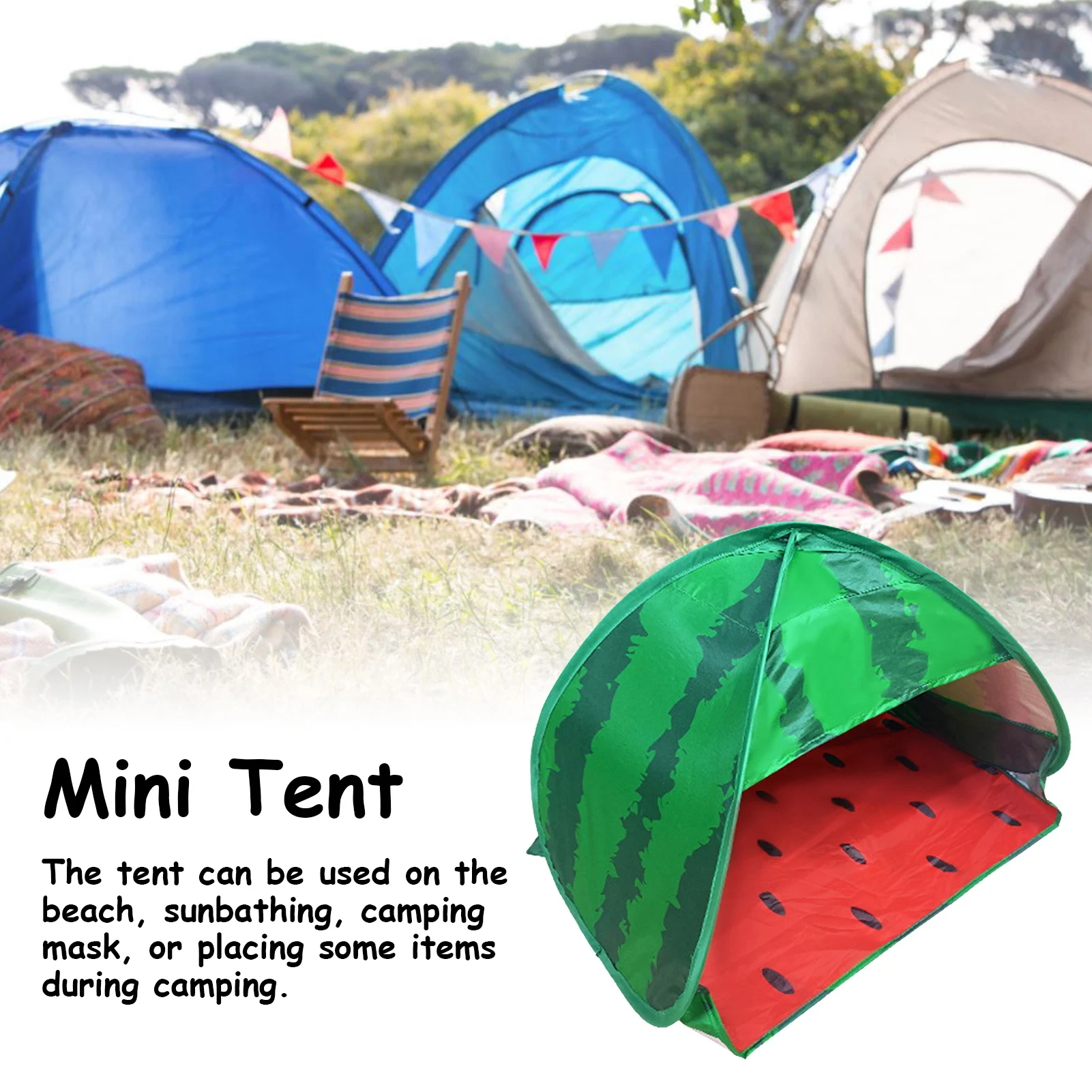 

Oxford Cloth Beach Sunshade Tent Portable Foldable Windproof Pet Protection Automatic Pop-up Window