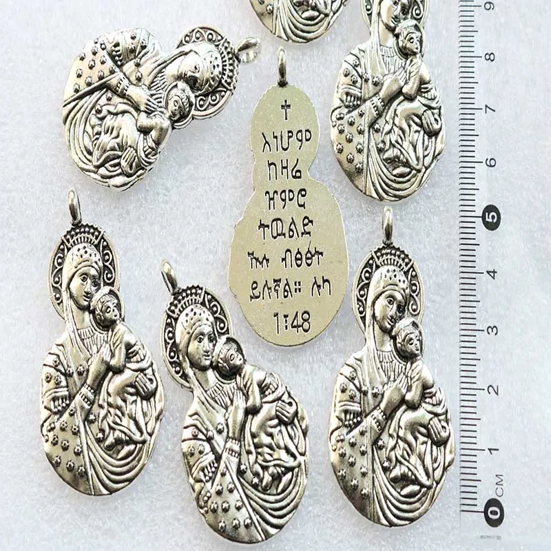 Charm Pendant Jewelry of Our Lady of Santa Ana, Religious Santa Maria Anaya Pendant Keychain, Prayer Gifts of Saint Raphael