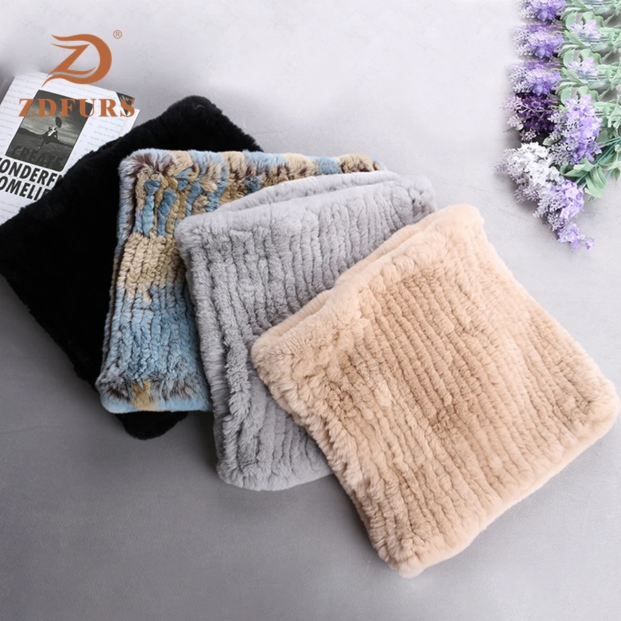 

ZDFURS*Real Rex Rabbit Fur Knitted Elastic Women Winter Pullover Shoulder Cape Lady Amice Fashion Cappa Tippet Thurgs Elastic