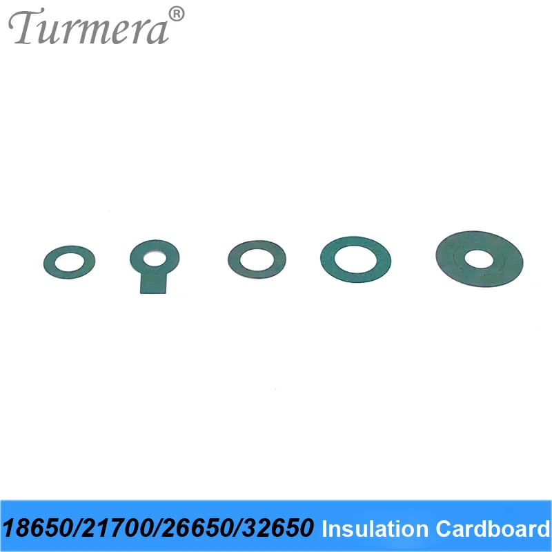 Turmera 18650 Battery Insulator Insulation Ring Adhesive Cardboard Paper for 18650 21700 26650 32700 Lifepo4 Battery Pack Use M2