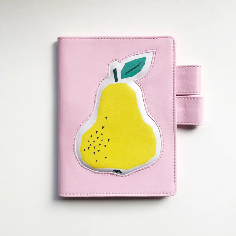 lovedoki Unicorn Pear Japanese and Korean Stationery A6 Planner Book Cover Art Notebook Shell Student Diary School