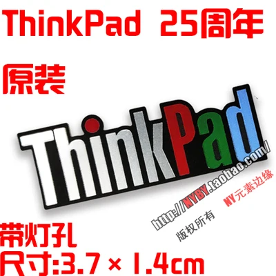 Stiker Logam Papan Nama ThinkPad 25th IBM Asli Laptop T480 T470 T490