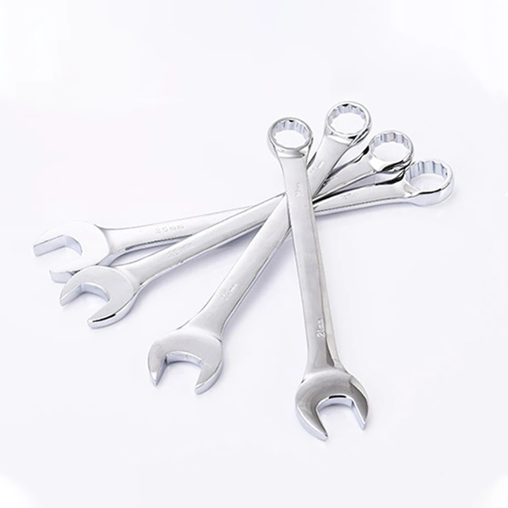 Dual-use plum blossom open end Ratchet wrench 6MM-32MM Combination spanners nut cutter combined Key Repair hand tools