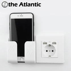 DE / EU / FR Wall Power Plug Socket Electrical Outlet With Dual USB Charging Port 2100mA Mobile Phone Holder 86 Type