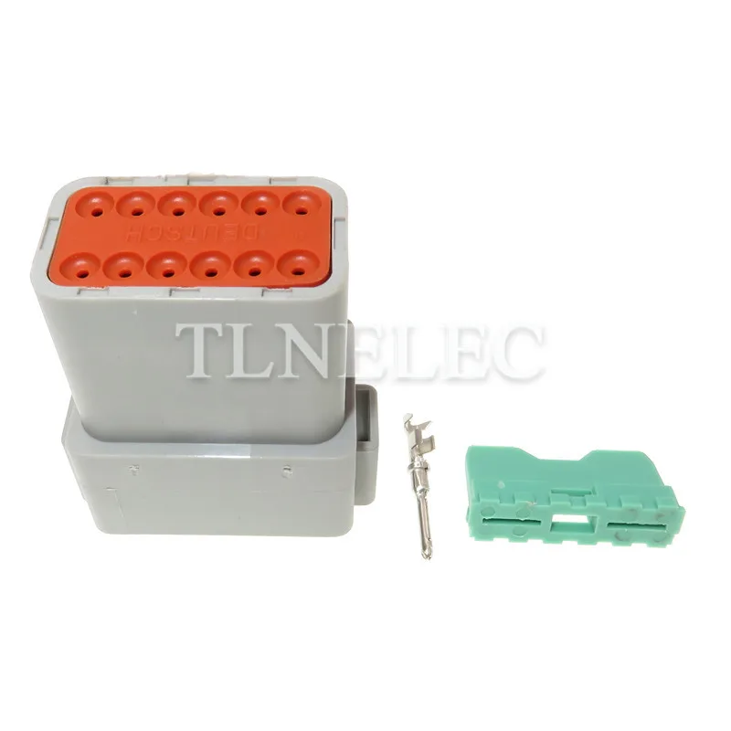 DT04-12P DT06-12S 12 pinos forma selado macho fêmea impermeável conector de fio elétrico plug