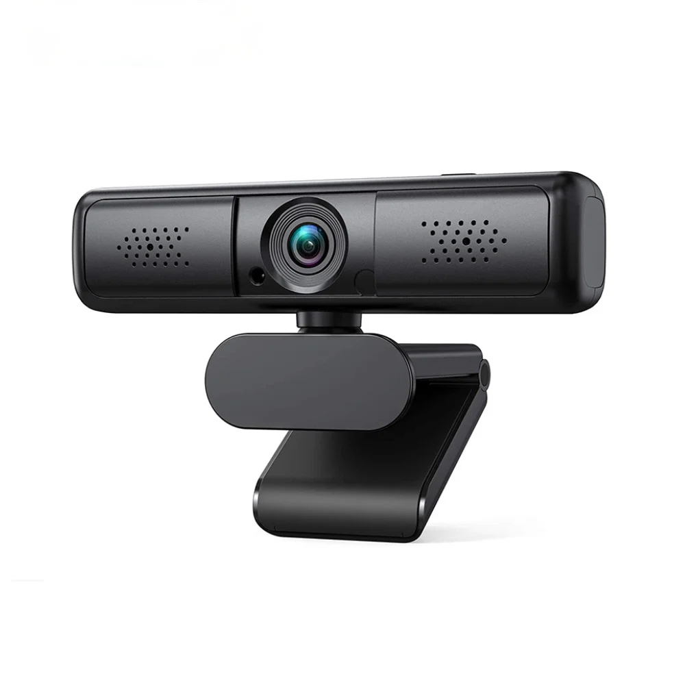 Webcam com microfone embutido para laptop, 1080p, 8mp, usb, foco automático, alta definição, áudio e vídeo, sem impedância, transmissão ao vivo