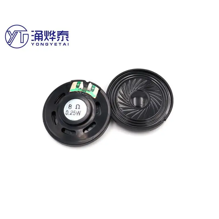 YYT 10PCS 36MM diameter plastic inner magnetic ultra-thin small speaker 8R 0.5W special small horn speaker