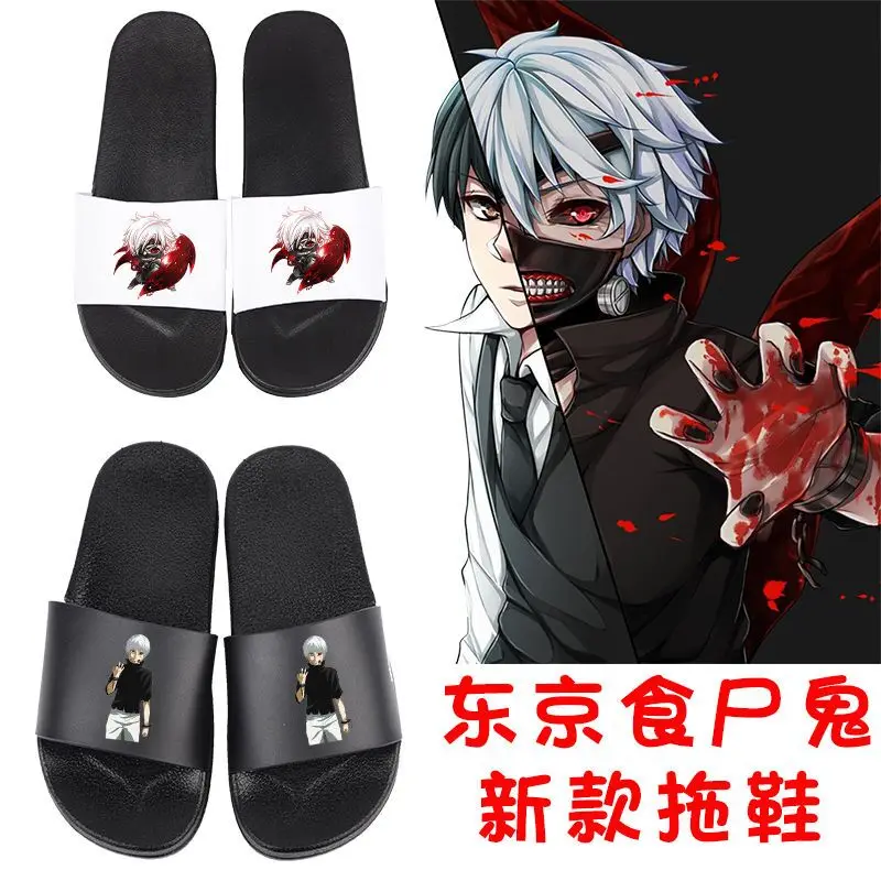 Japanese Anime Tokyo Ghoul Cosplay Men Women Antiskid Bathroom Sandals Summer Indoor Home Slippers