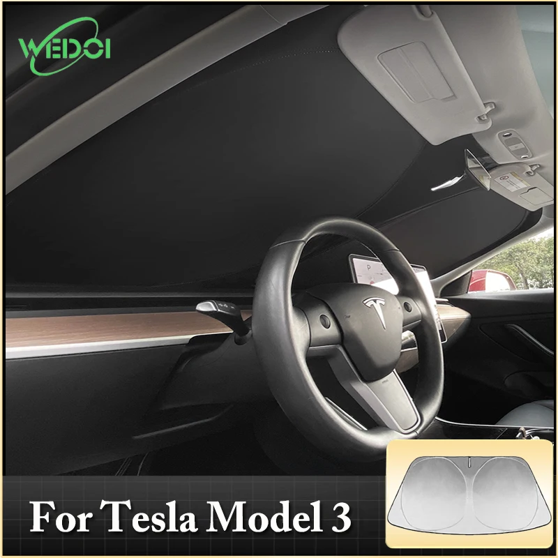 

Солнцезащитные козырьки для лобового стекла Tesla Model 3/Y/S/X, аксессуары для кемпинга Tesla 2021