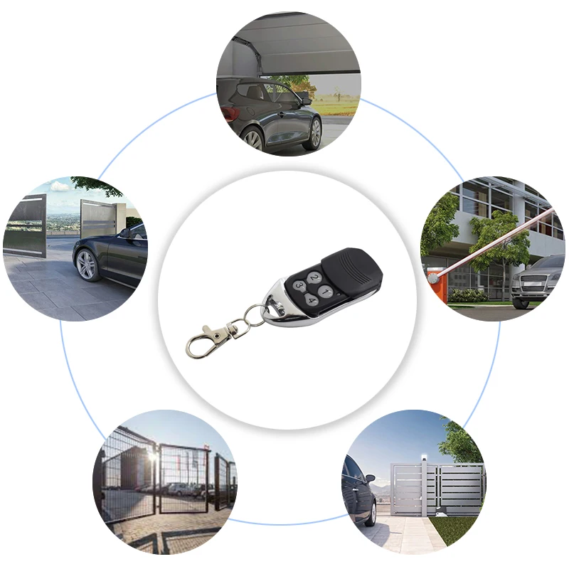 LIFE FIDO2 / FIDO4/ VIP2 / VIP4 / VIP2R / VIP4R, STAR2 / STAR4/BRAVO2 / BRAVO4 Rolling Code 433.92MHZ Garage Door Remote Control