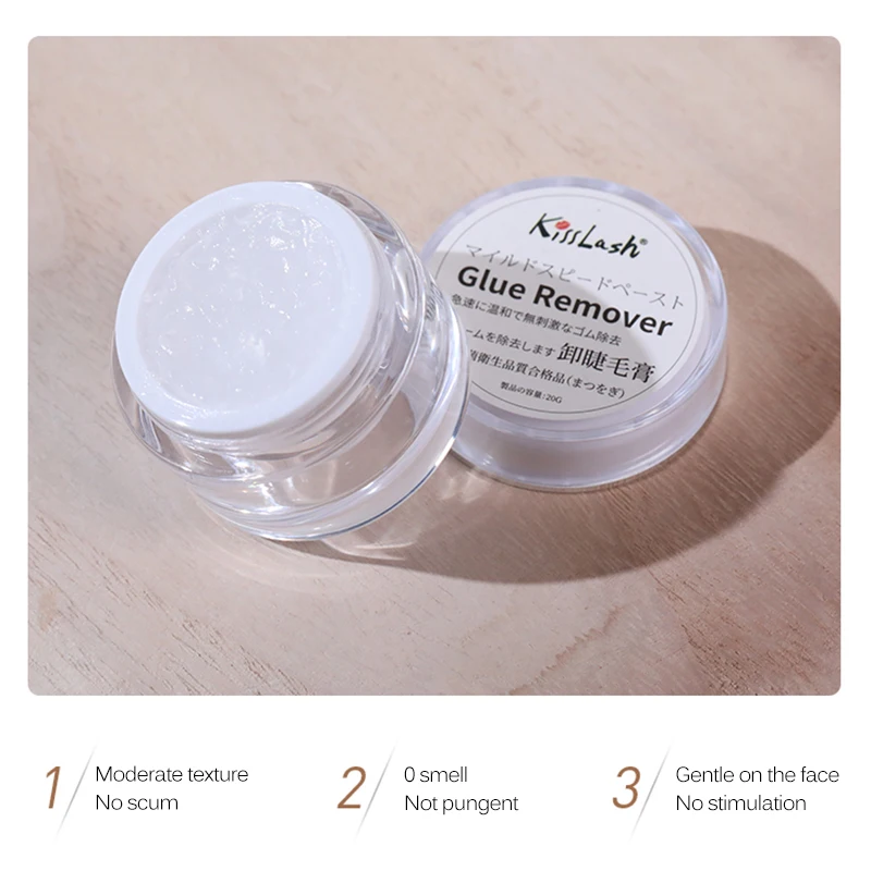 Profi wimpern verlängerung Kleber Remover Null Stimulation Wimpern Verlängerung Kleber Entferner Geruch Creme Make-Up-Tools