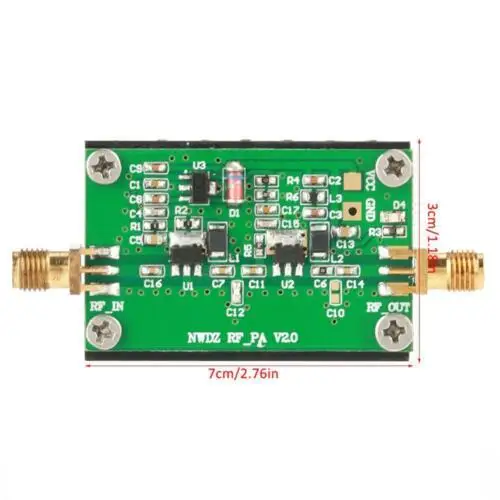 2MHZ-700MHZ 3W HF VHF UHF FM transmitter RF Power Amplifier For Ham Radio