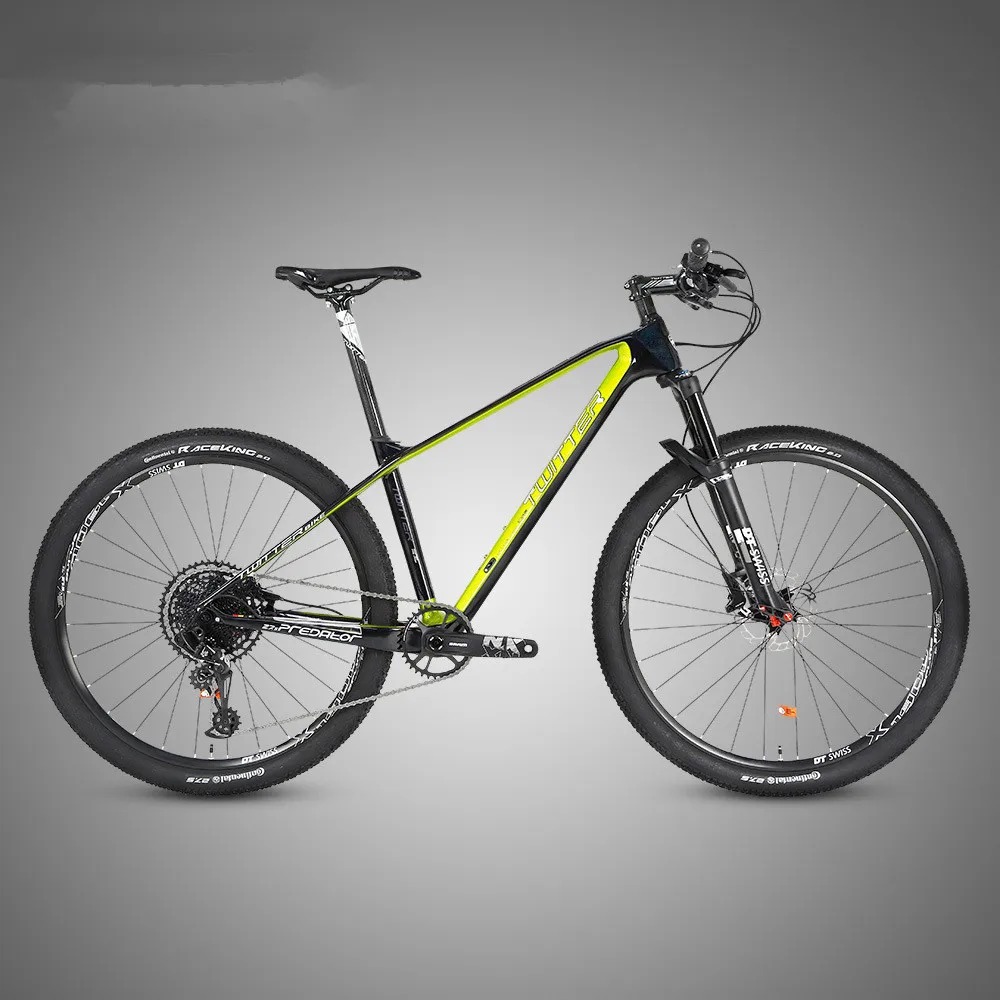SRAM-12 سرعة ألياف الكربون دراجة هوائية جبلية الثعلب الغاز شوكة خفيفة جدا الكربون عجلة دراجة هوائية جبلية