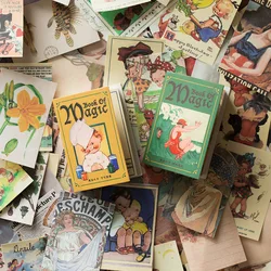 Vintage character poster paper Card Memo Pad Decorative Stationery Scrapbooking Diary Album Lable Retro magic Material Book