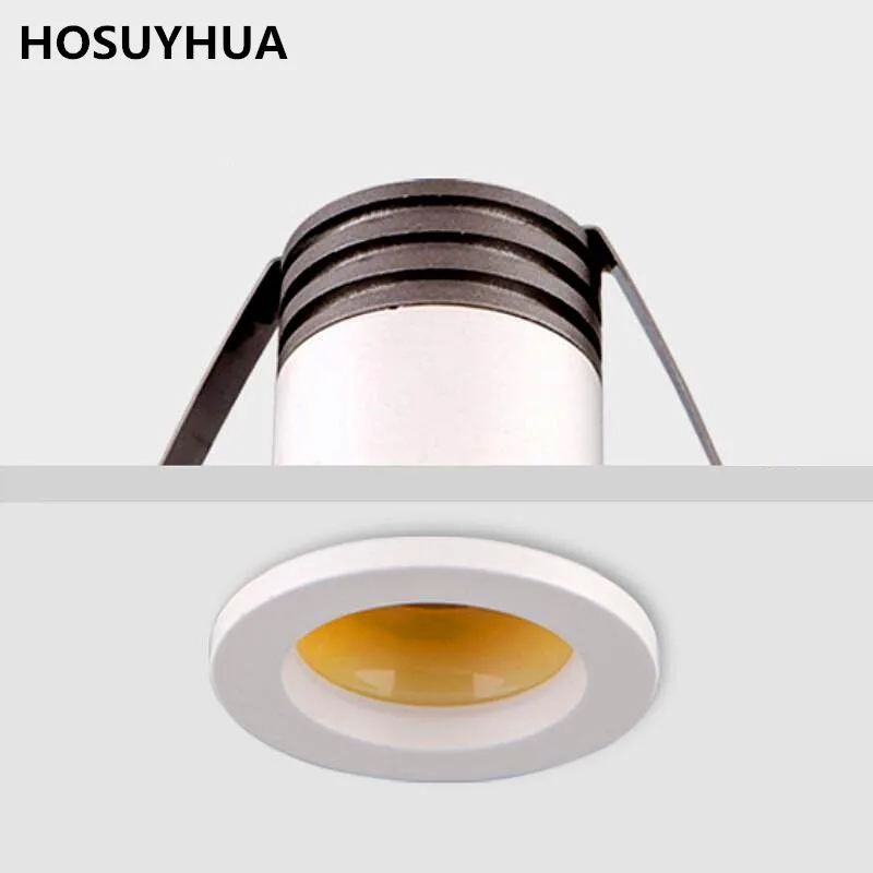 

50pcs Dimmable 5W Mini COB Downlight Ceiling Light LED Recsessed Cabinet Spotlight Jewelry Show Lamp 110V 220V DHL