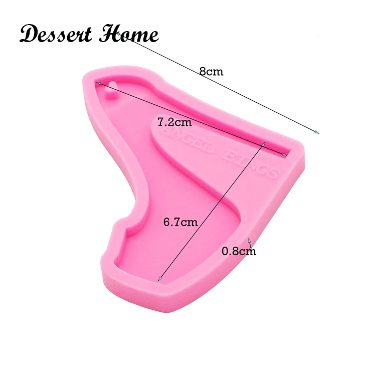 DY0150 Silicone High Heels Mold for DIY Keychain Jewelry Making Tools Epoxy Resin Resin Moldes Shiny Glossy