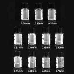 BGA Reballing Ball 0.2/0.25/0.3/0.4/0.5/0.55/0.6/0.65/0.76mm Soldering Balls BGA Ball For Soldering Stations Repair Tool