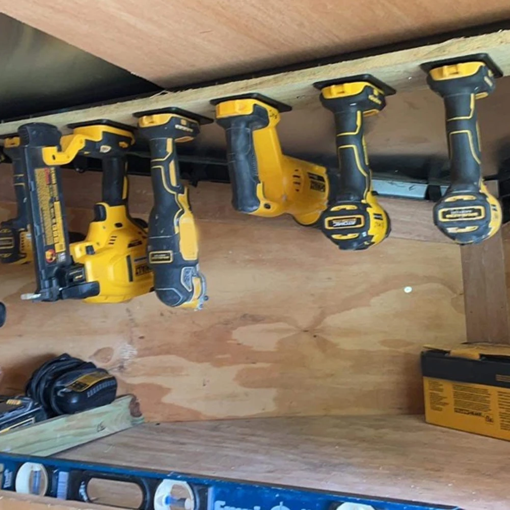 Gran oferta de portaherramientas para taladro Dewalt 14,4 V 18V 20V con 4 clavos de montaje, soporte para herramientas apto para colgador de herramientas Milwaukee M18 18V
