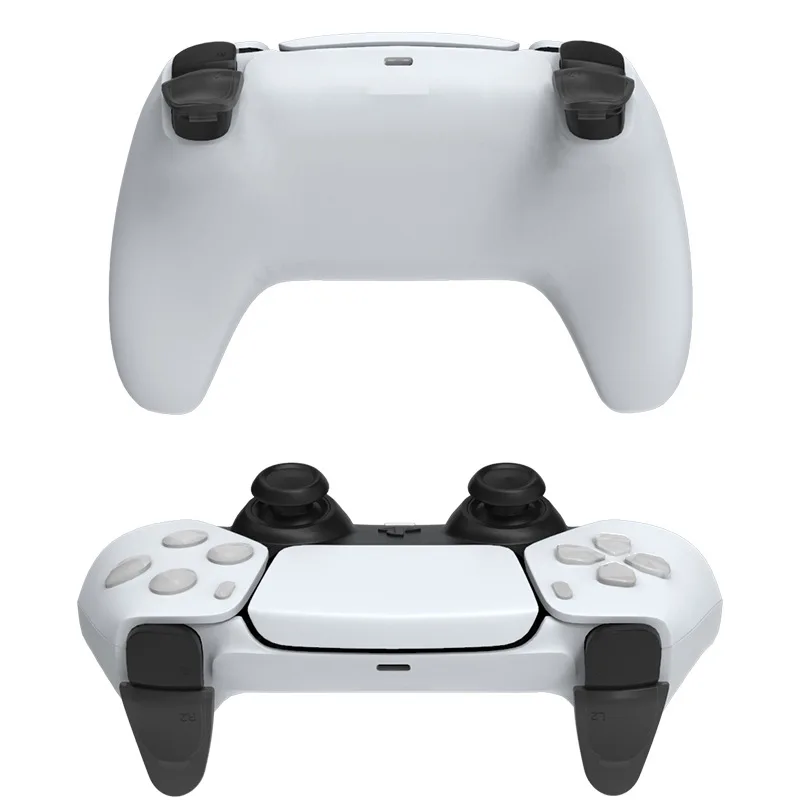 R2 L2 Peningkatan Kunci Extender Pemicu Ganda Bagian Tombol Diperpanjang untuk Aksesori Casing Thumbstick Pengendali Sony DualSense 5 PS5