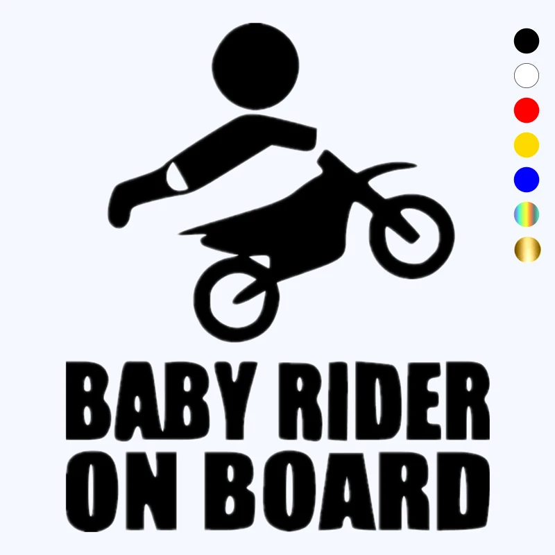 CK20119# Various Sizes baby rider on board funny vinyl car sticker waterproof car decal stickers on car truck bumper rear window