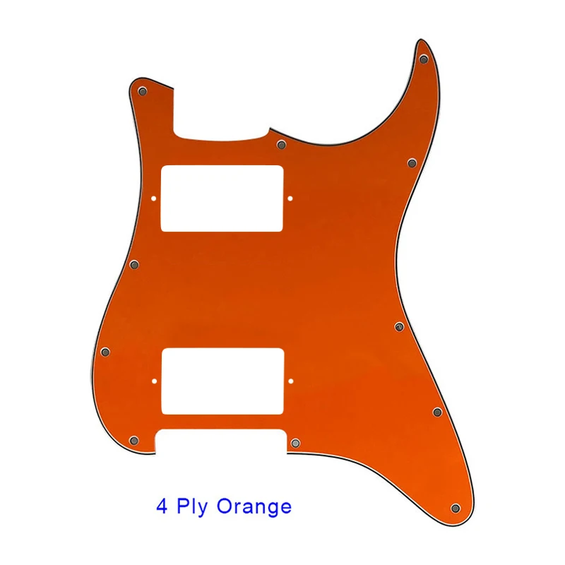 Xin Yue Guitar Pickguards No Control Hole With 11 Screws For Fender ST HH PAF Strat Guitar With Humbucker No Switch Hole