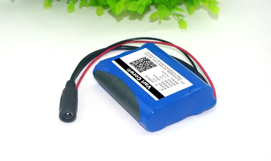 12 V 2600 mAh bateria litowo-jonowa 12.6 V do 11.1 V kamera telewizji przemysłowej ładowalny akumulator 18650 baterii