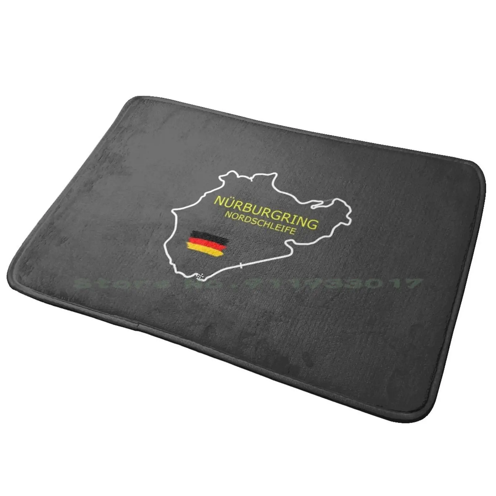 The Nurburgring Entrance Door Mat Bath Mat Rug Nurburgring Grand Prix Circuit Transportation Motor Racing Gp Cars Monaco Grand