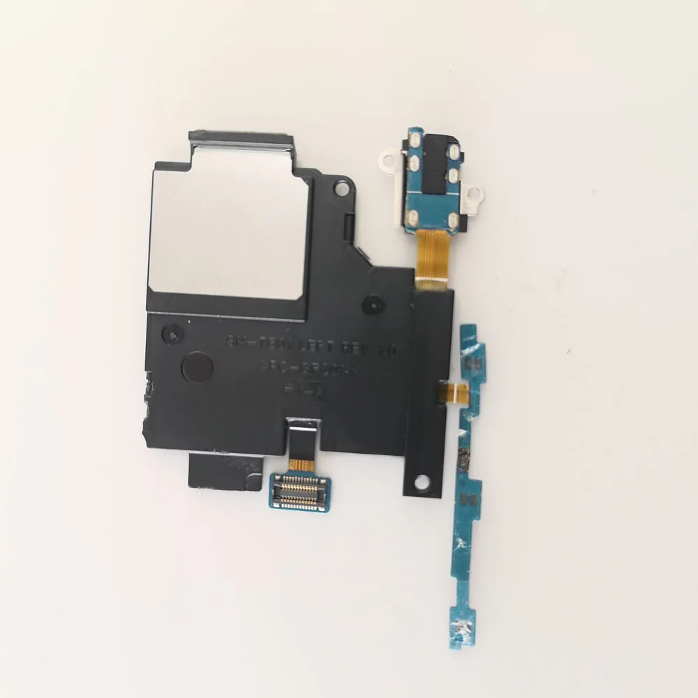 For Galaxy Tab S 10.5 T800 T801 T805 Power Button On / Off Button Ringer Buzzer Loud Speaker Earphone Audio Jack Flex Cable