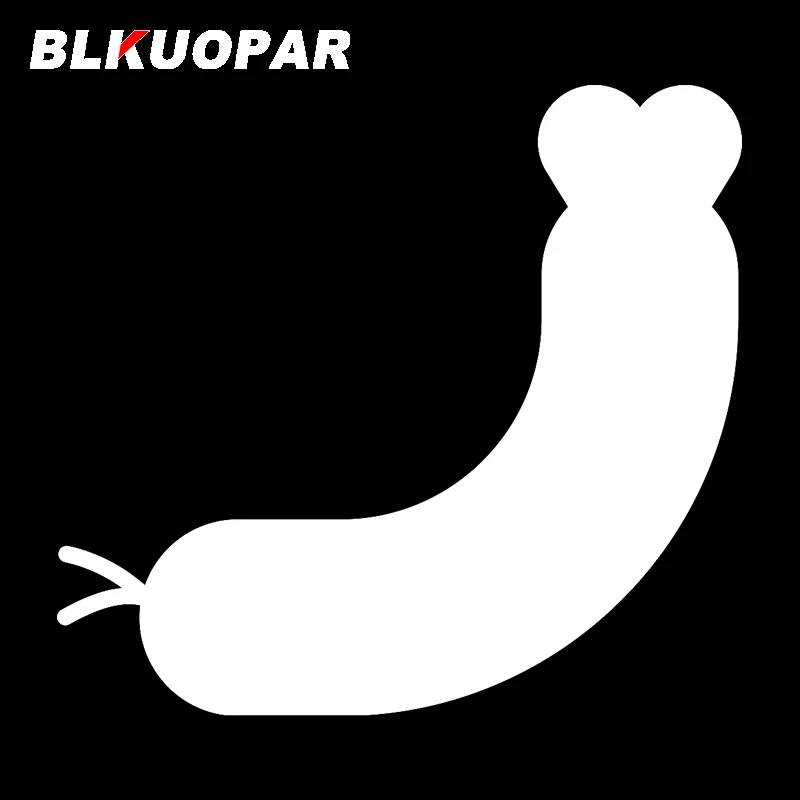 BLKUOPAR for Shrimp Icon Image Car Stickers Fashionable Occlusion Scratch Decals Anime Proof Motorcycle Trunk Decor Car Label