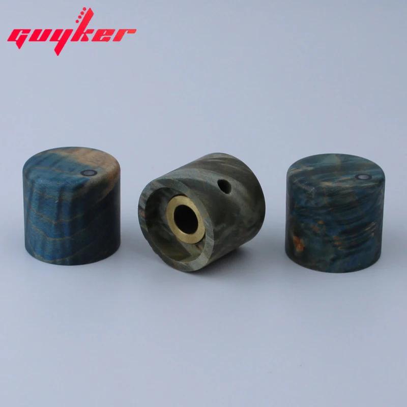 3 PCS Adjustable Natural Wood Copper Shaft Knob Knobs for Guitar/Bass Available in three colors