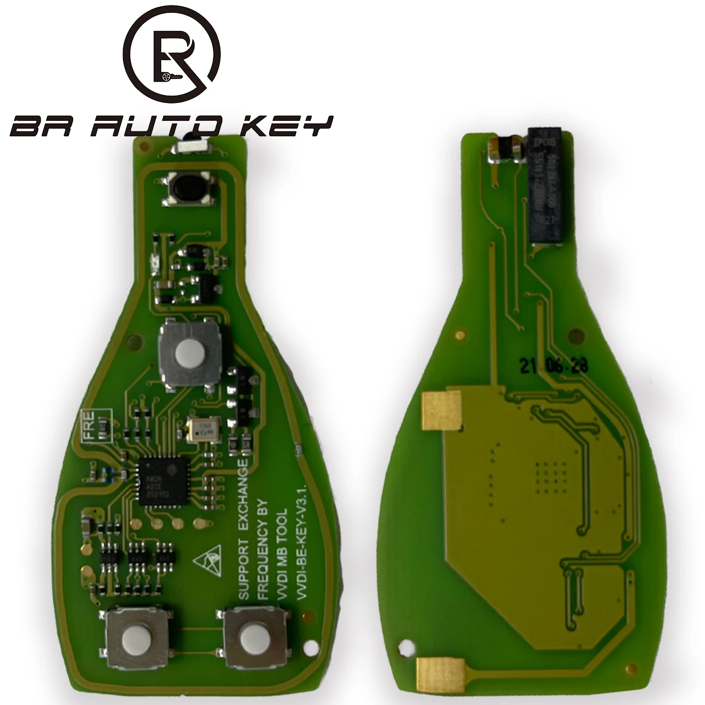 Xhorse VVDI BGA BE Kunci Fob untuk Mercedes Benz C260 E200 E260 E300 -2014 315/434MHZ 3/4 Tombol