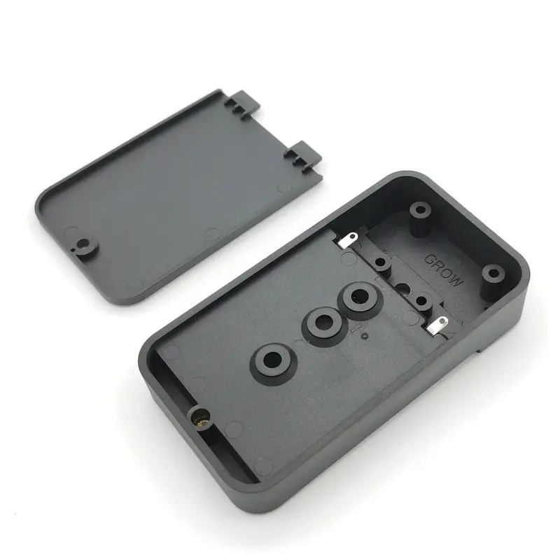 Black Plastic Battery Box Enclosure Case For Access Control System Easy Installation Have Control Board Position