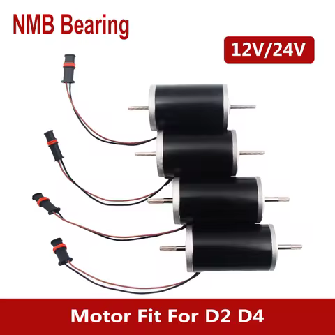 Waterproof Plug NMB Bearing 12V 24V Car Diesel Heater Motors For Eberspacher Airtronic D2 D4 D4S Truck Caravan Motohome Heaters