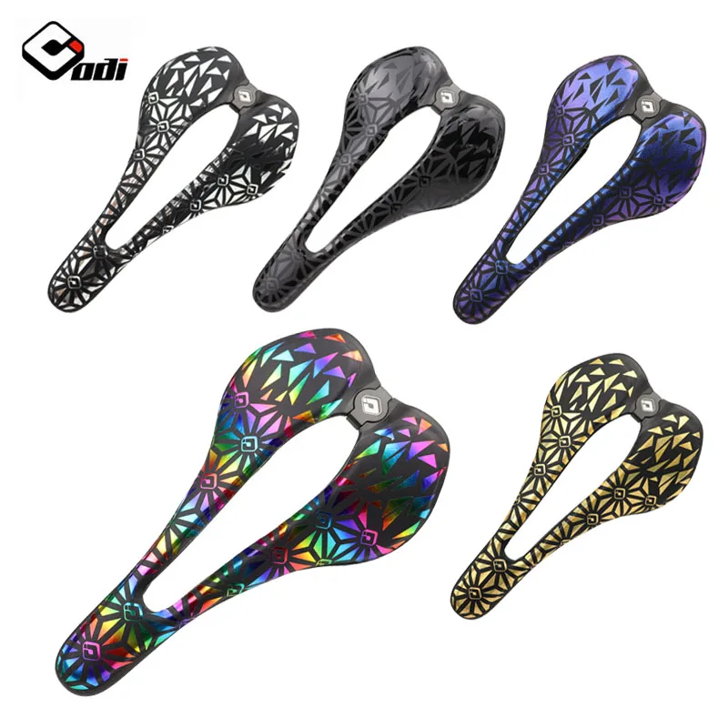 ODI Mountain Road Bicycle Seat Saddle Ultra-Light Poly Fiber Hollow Breathable MTB Bike Cycling Racing Seat Saddles