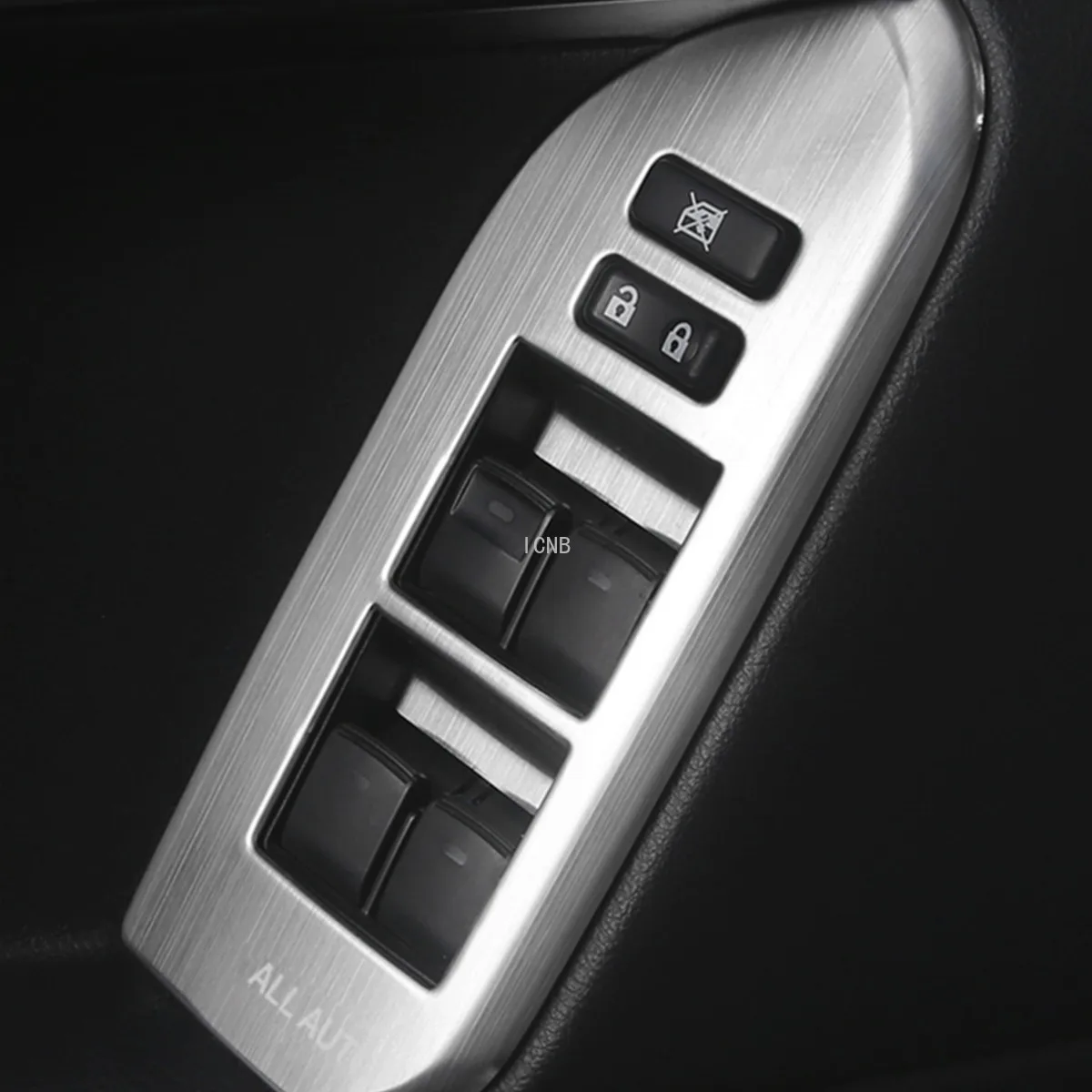 Stainless Steel Window Switch Decoration Panels Trims for Toyota Land Cruiser Prado 150 2010 2011 2012 2013 - 2019 Accessories