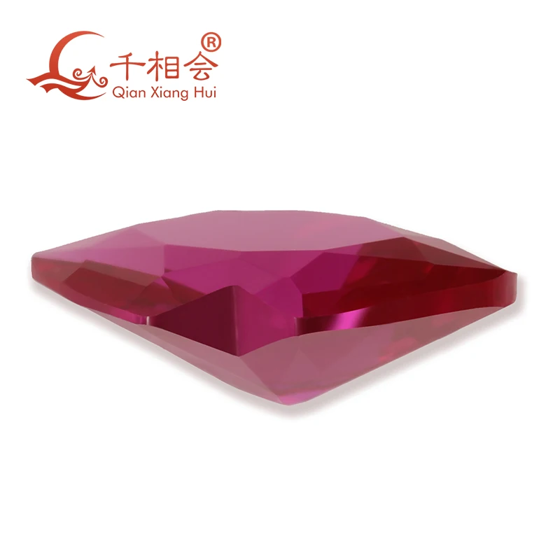 artificial ruby Attractive lips shape red color corundum loose stone for jewelry 6
