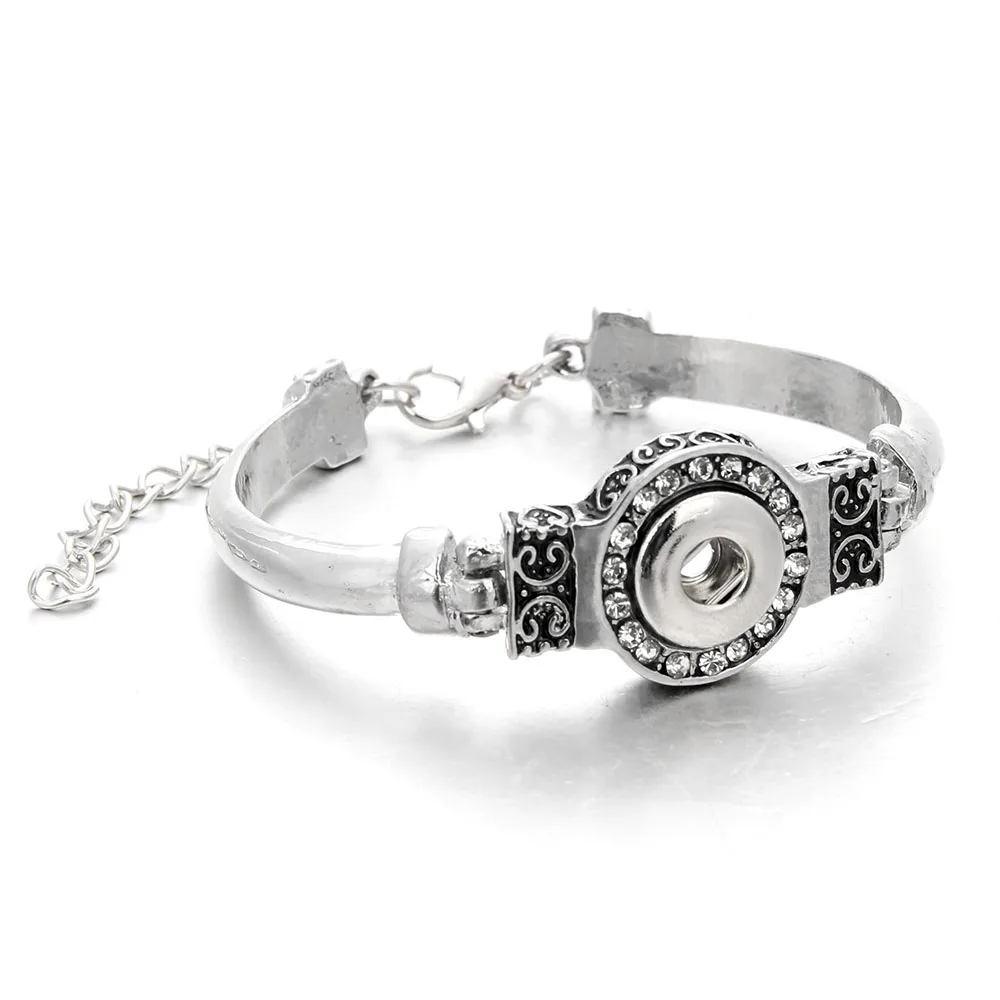 Newest Snap Bracelet Fit 12mm Snap Button Adjustable Watches Bracelets For Women