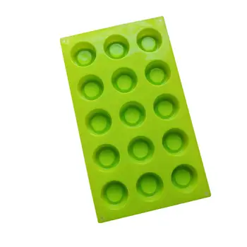 Silikon Mini Donutform Choklad 15 Hål Munk Bakplåt Muffinsformar Choklad Gelé Pudding Mudd 6 best sales Pudding tray - №6