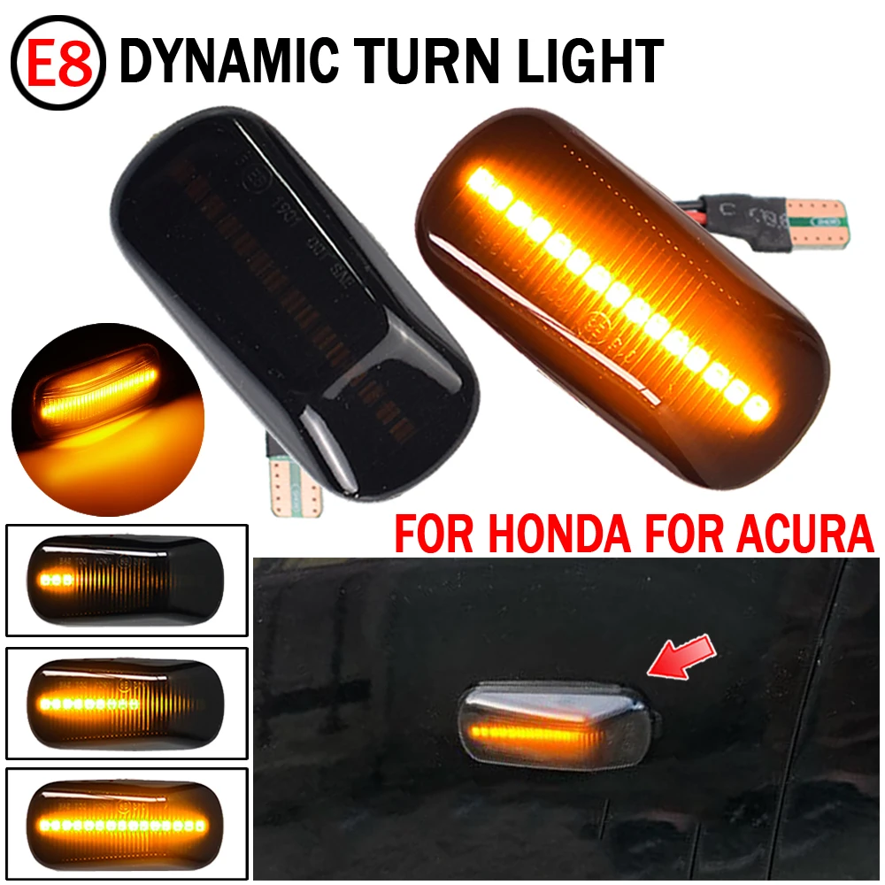 

New LED Side Marker Lights Turn Signal Lamp For Honda Accord 1997-2013 Civic 2001-2015 City 2003-2008 CR-V 1995-2016 Fit Jazz